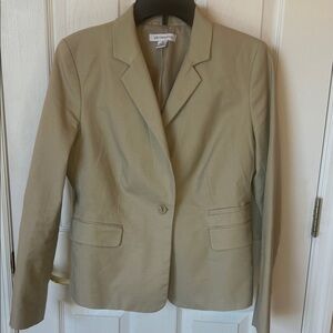 Liz Claiborne Women's Tan Skirt & Blazer Suit